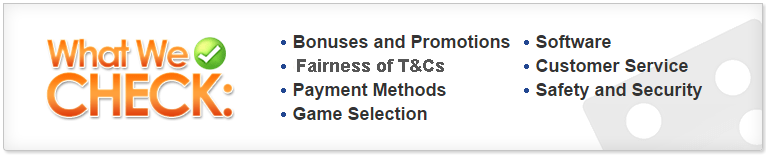 How we evaluate and rate online casinos